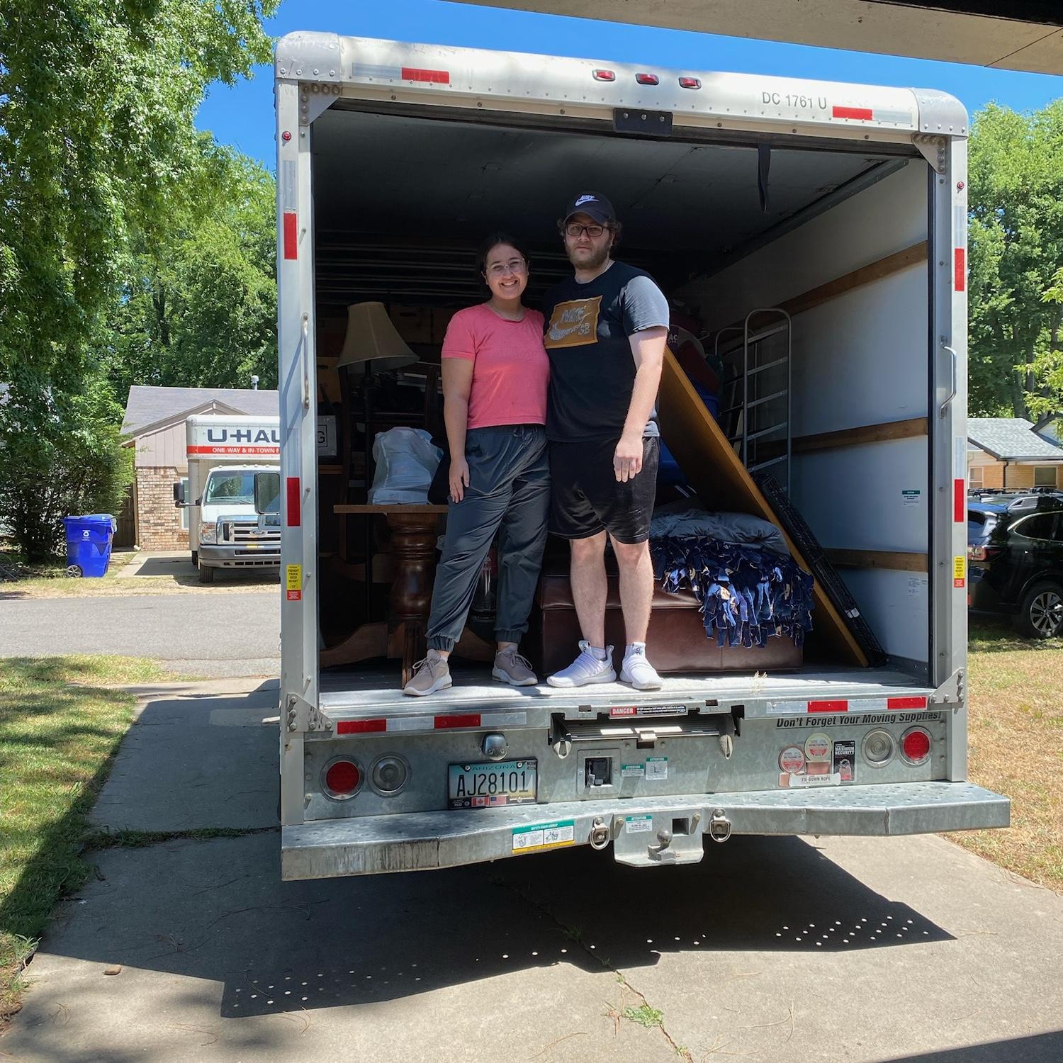 Our move back to Kansas City from Norman, Oklahoma.