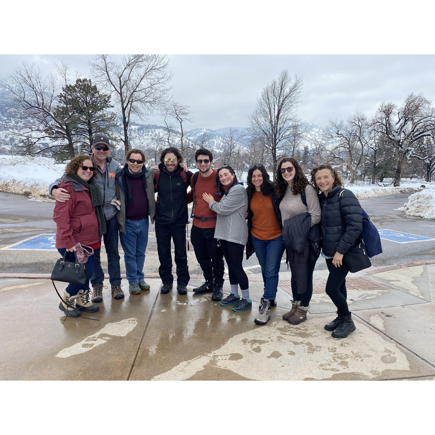 Our families flew out to Boulder to celebrate our engagement!!!