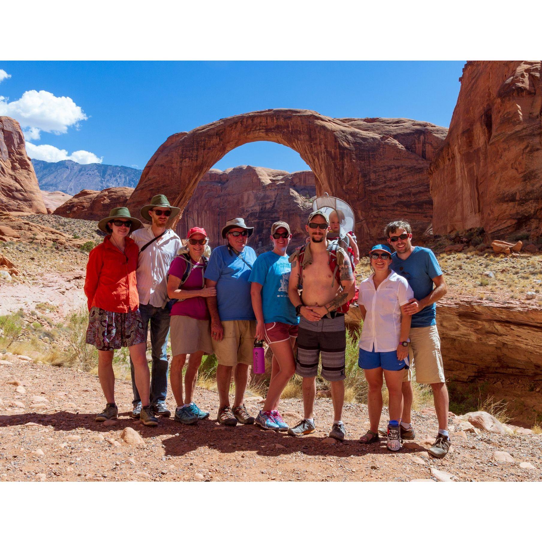 House-boating with family in Glen Canyon National Recreation Area, 2018