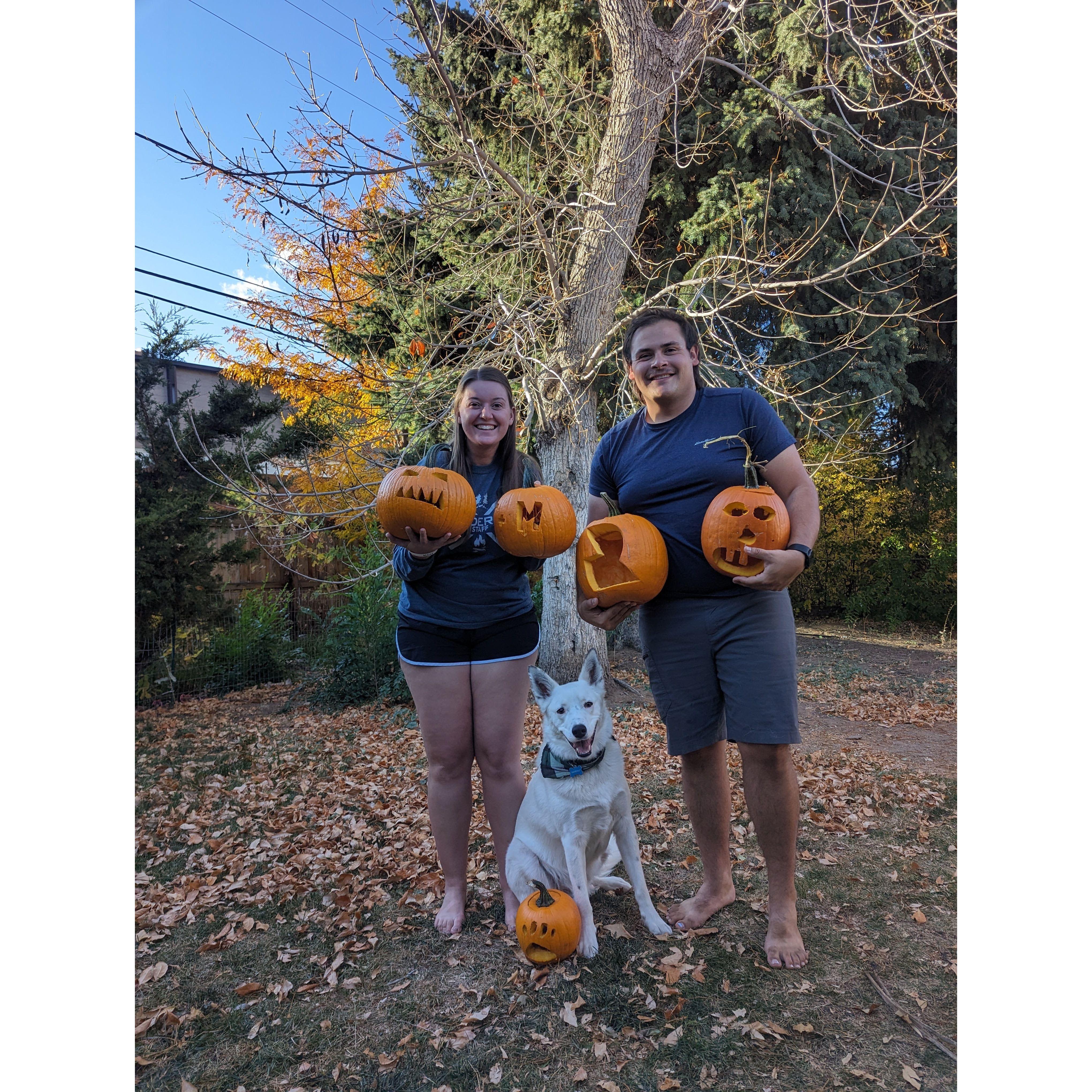 Carved some pumpkins!