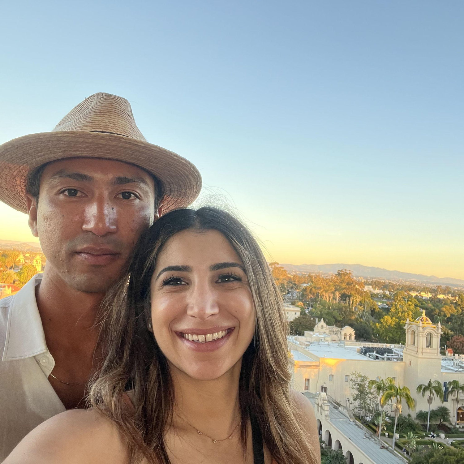 Our first date as an "official" couple