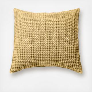 Mills Waffle Square Throw Pillow