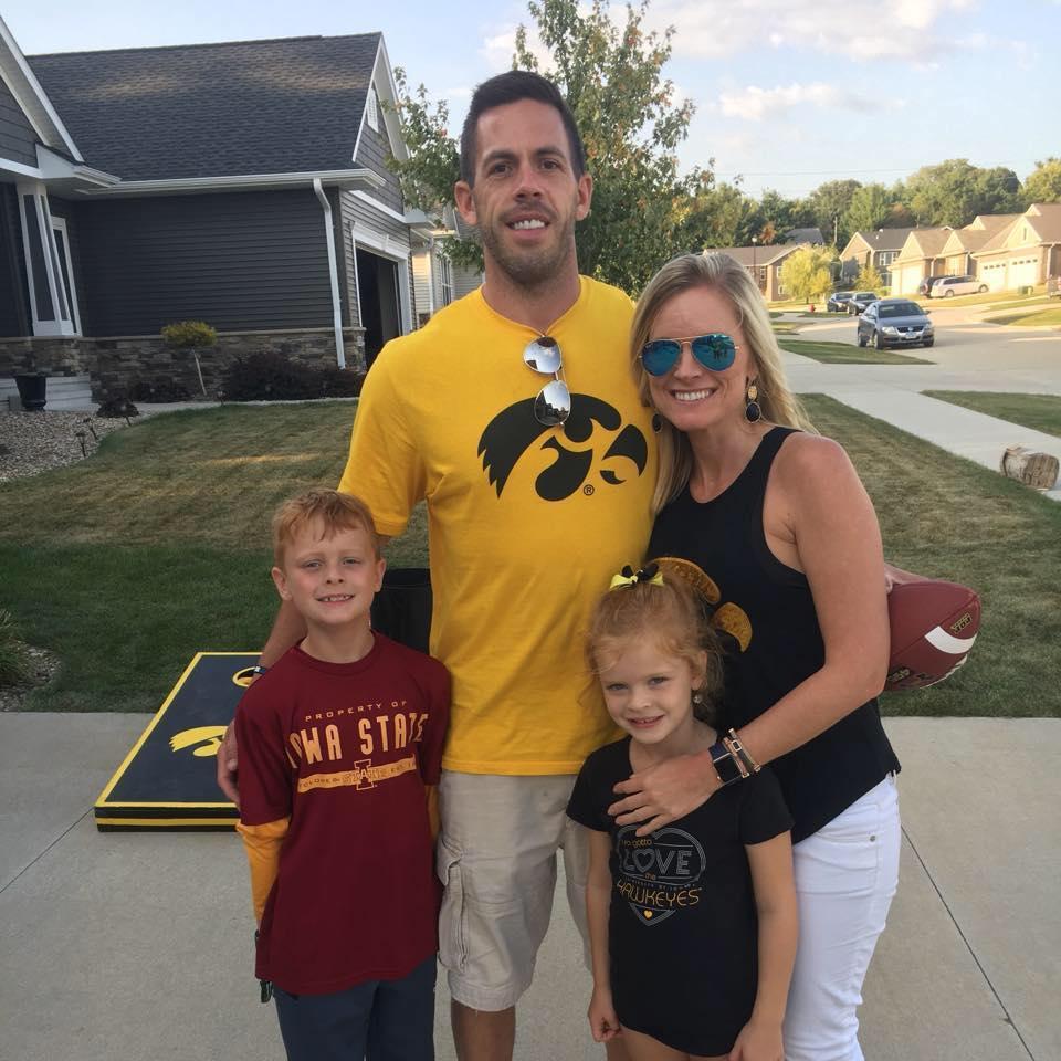 Parker's first Iowa Tailgate :-)