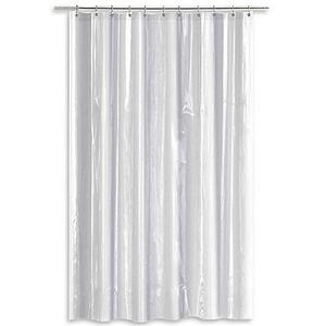 SALT Heavy Gauge PEVA 70-Inch x 72-Inch Shower Curtain Liner in Clear