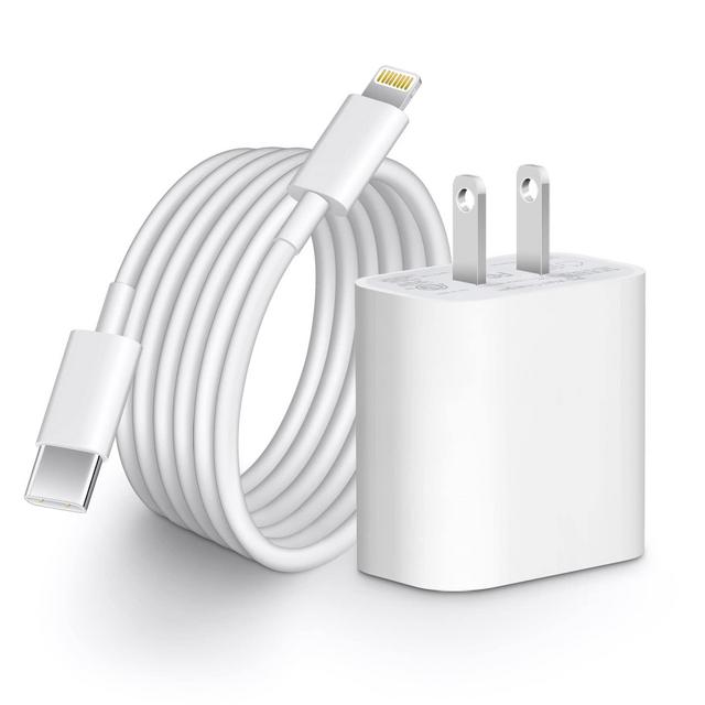 Charger for iPhone 12/13/14【MFi Apple Certified】, PD 20W Fast Charger with 6FT Fast Charging Cord, USB C Charger Block Fast Charging Cable for iPhone 14/13/12 iPad/iPod/Air Pods More