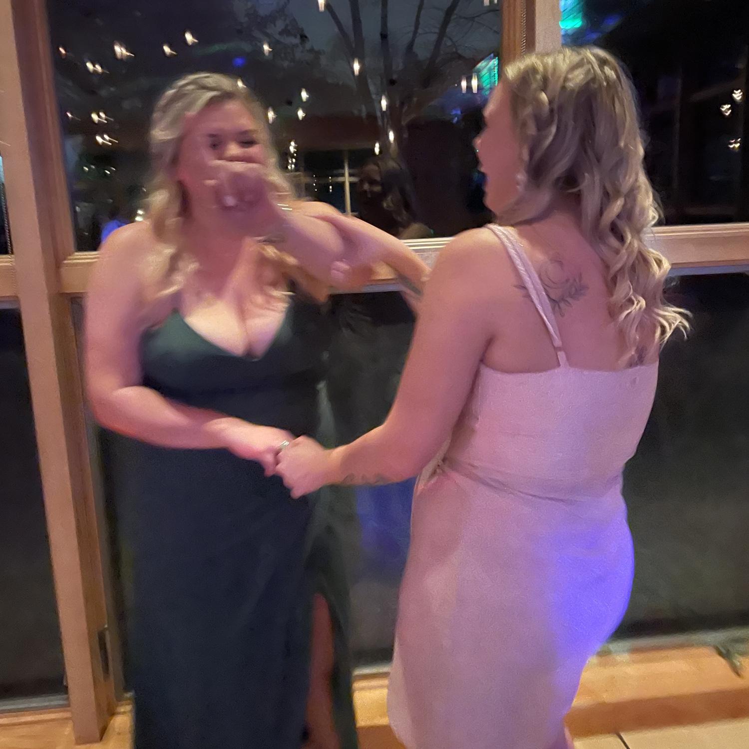 Barbara trying to win a “discussion” very common occurrence with us