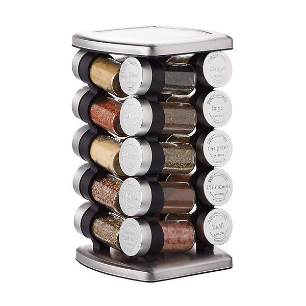 Olde Thompson 20-Jar Rotating Spice Rack
