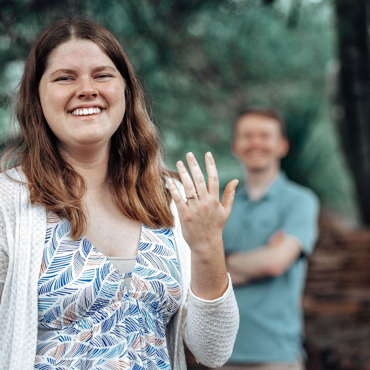 Alex is proud that he surprised Camille with the proposal.