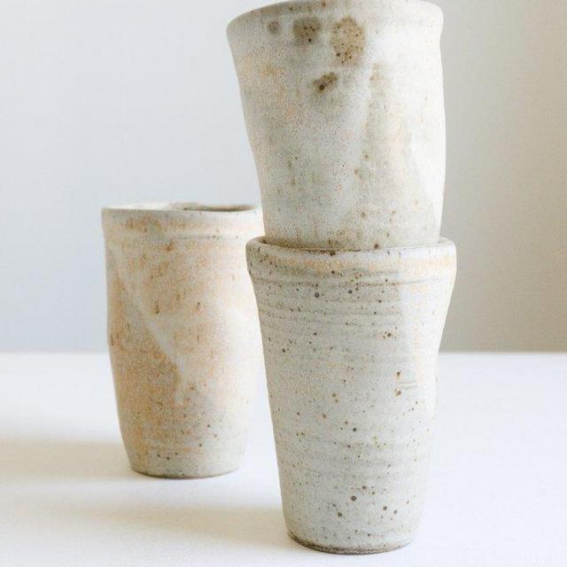 Ceramic Tumblers in Warm Speckle