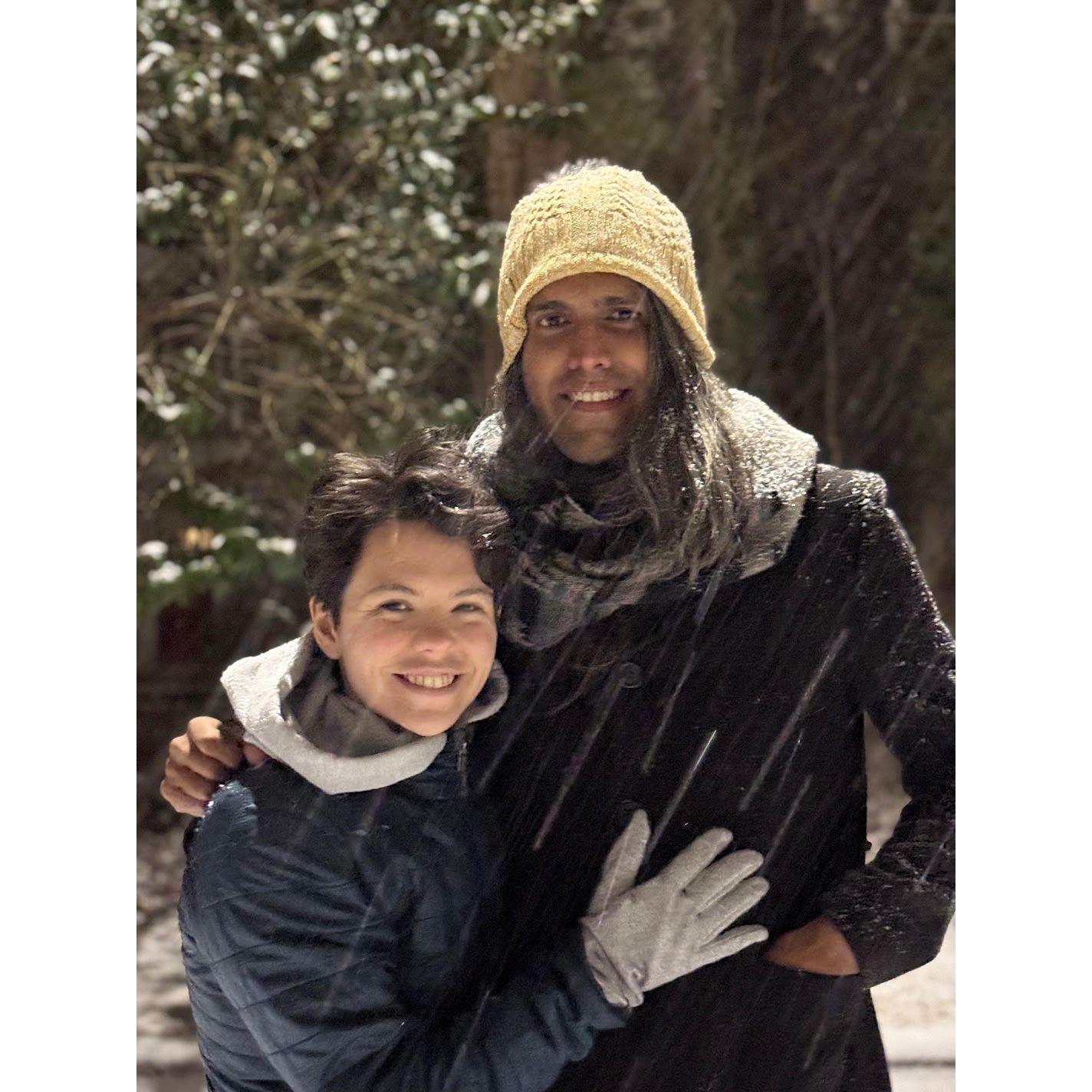 Our first snow together