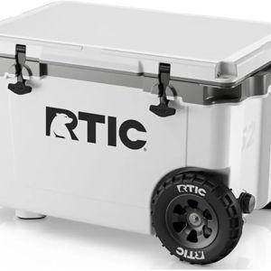 RTIC 52 Quart Ultra-Light Wheeled Hard Cooler (White)