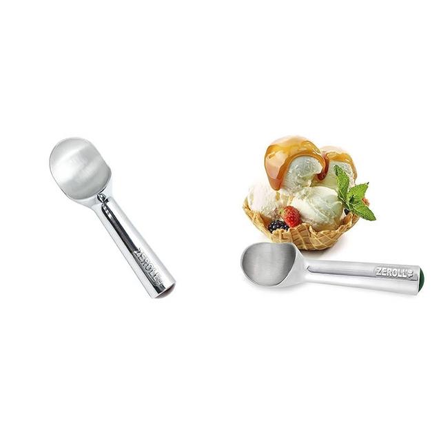 Zeroll Original Ice Cream Scoop, 4-Ounce, Silver & Original Ice Cream Scoop, 2.5-Ounce, Silver