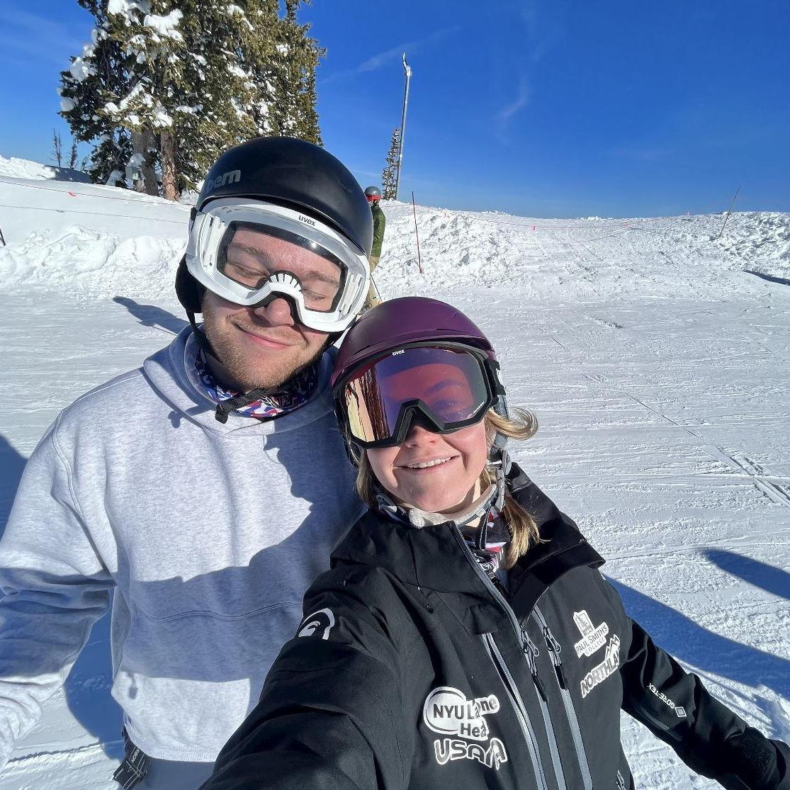First time skiing together!