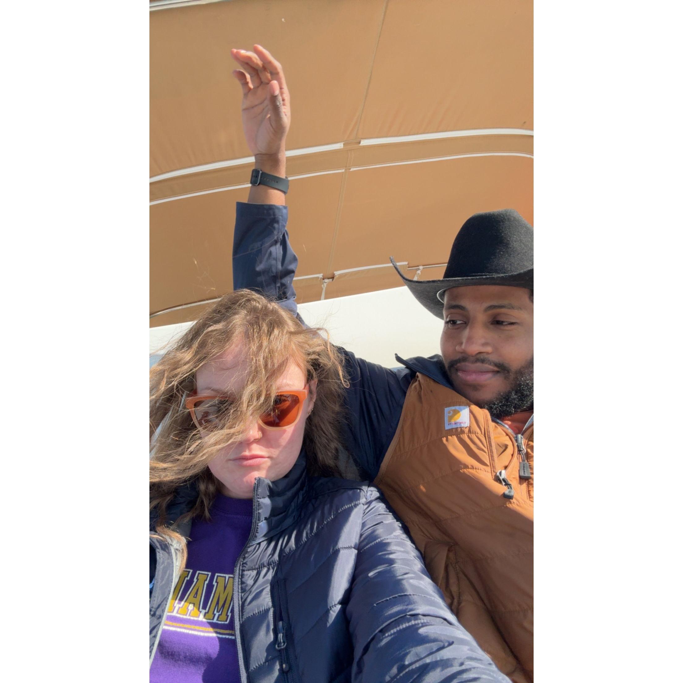 Boating in Danielle's hometown of Englewood, Florida!