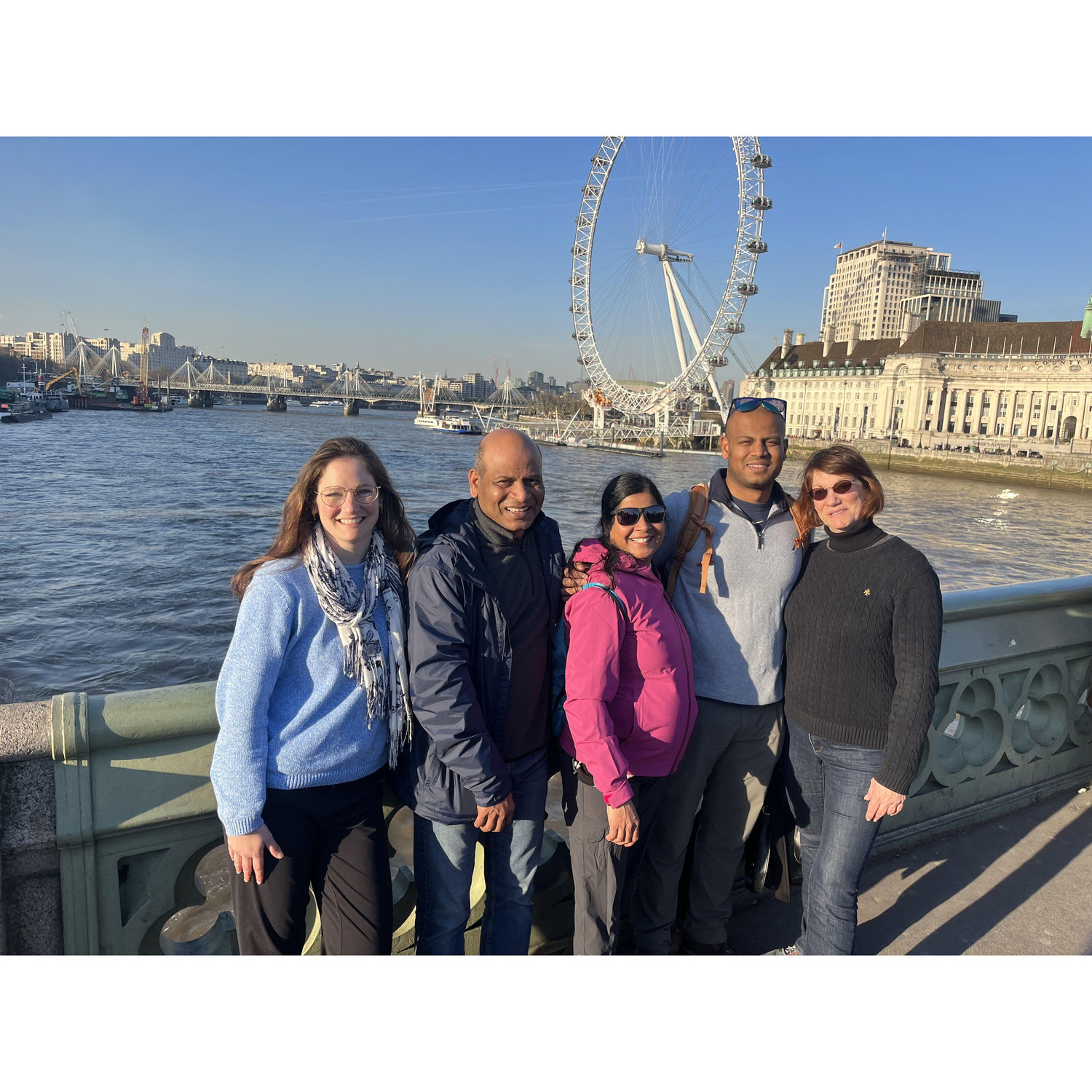 Outside the London Eye