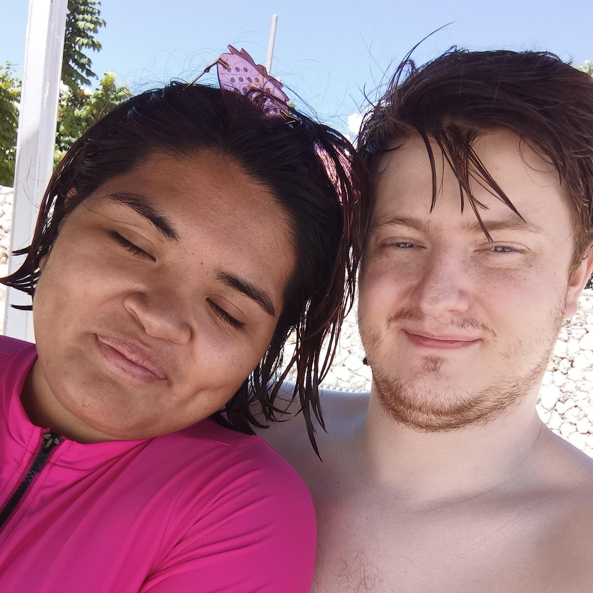 Visiting a beautiful beach in Cebu, Philippines
