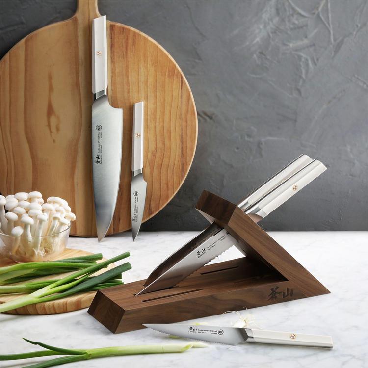 Cangshan Oliv 8-Piece Knife Block Set