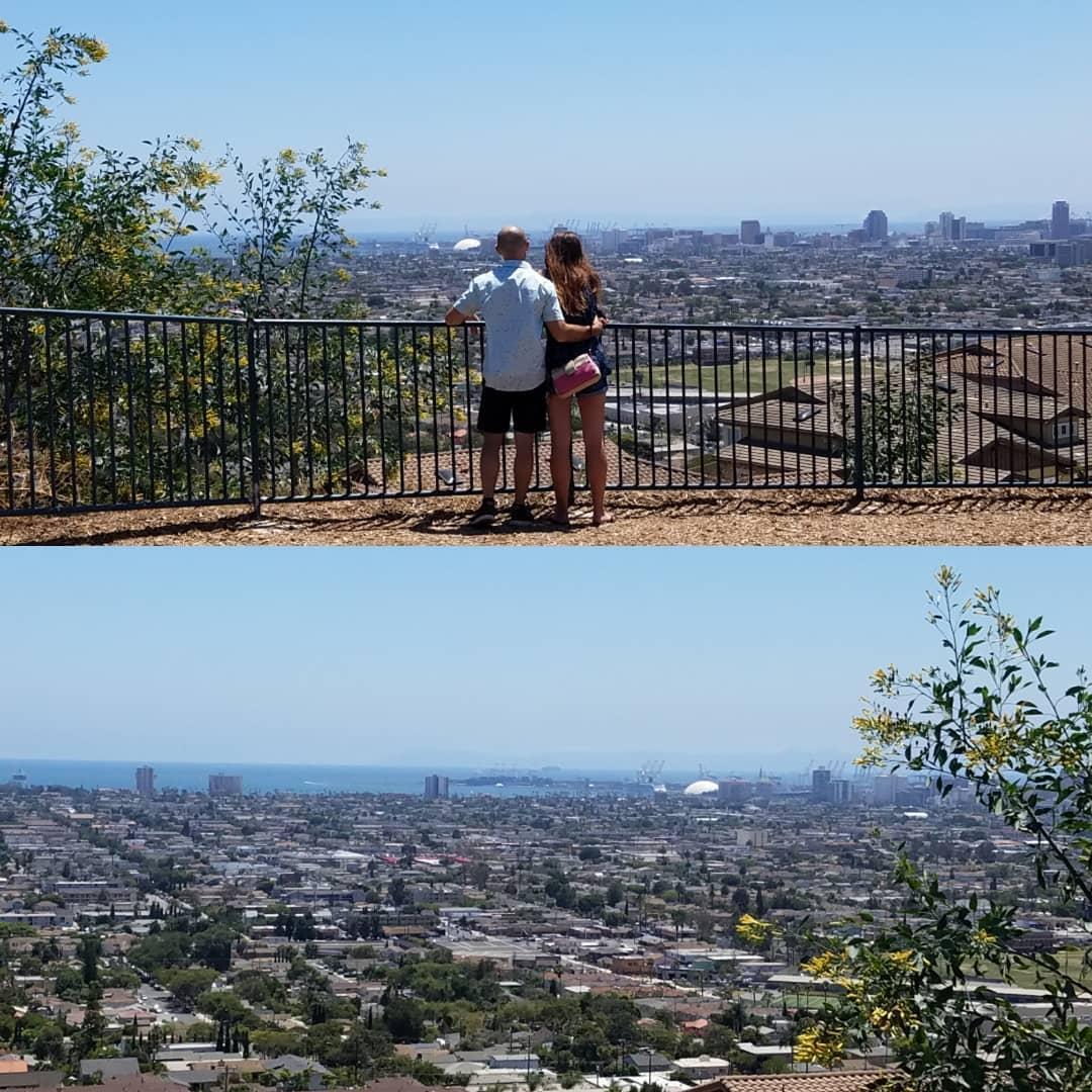 Overlooking home: Long Beach, CA