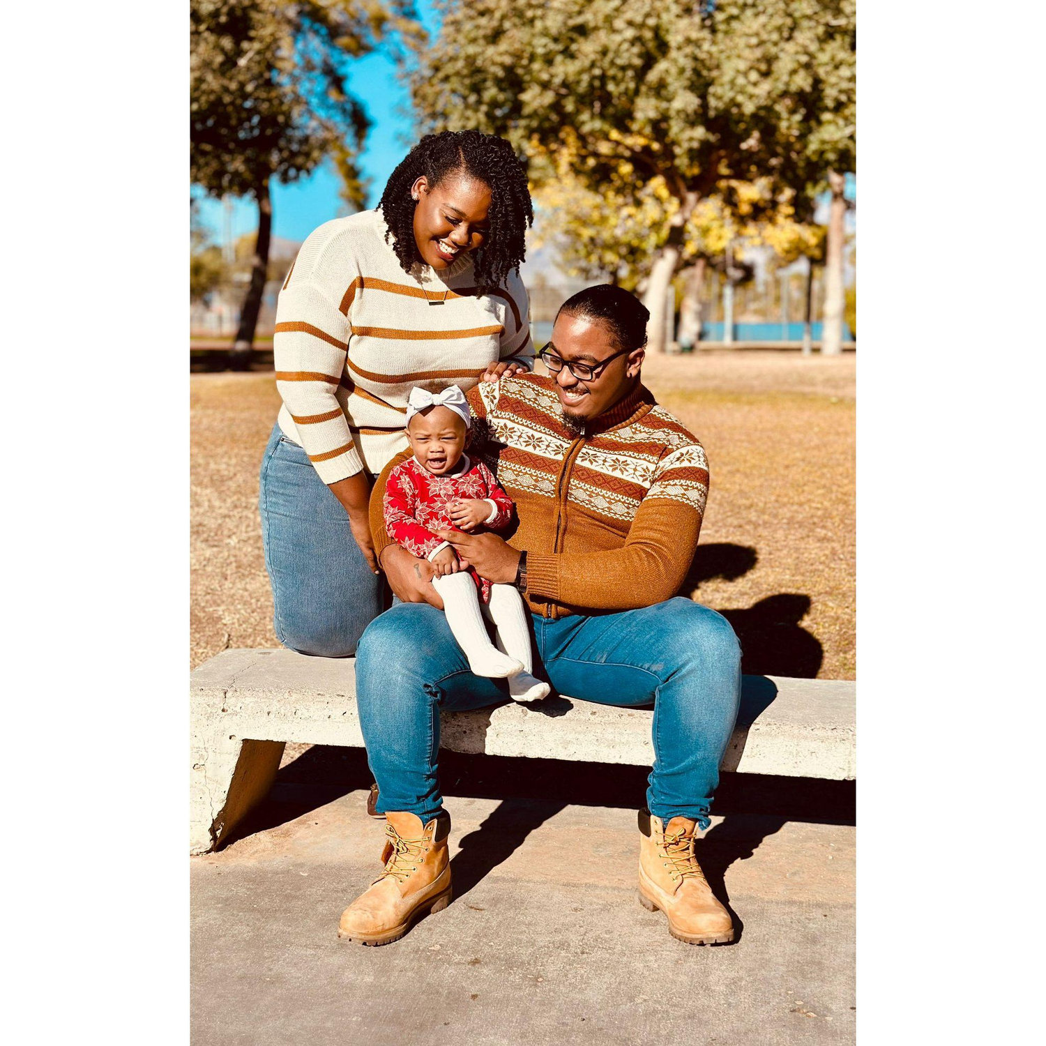 Overcome with shock and tears, Deshanaye immediately said YES!