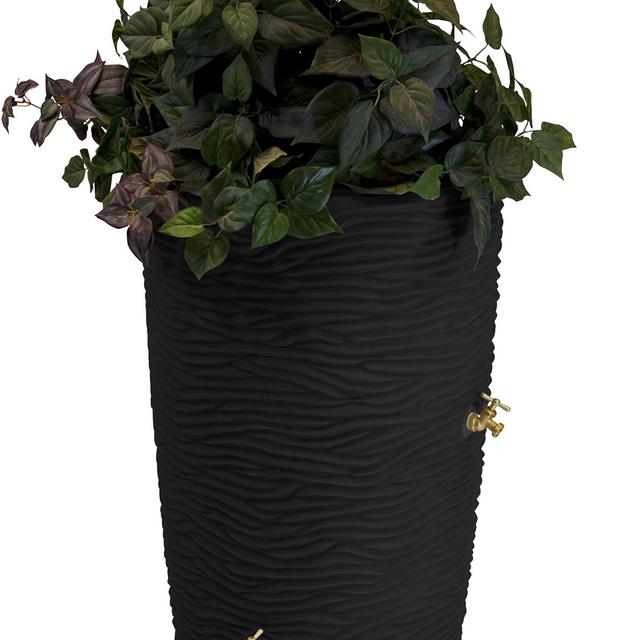 Rain Barrel, 50 Gallon, Black