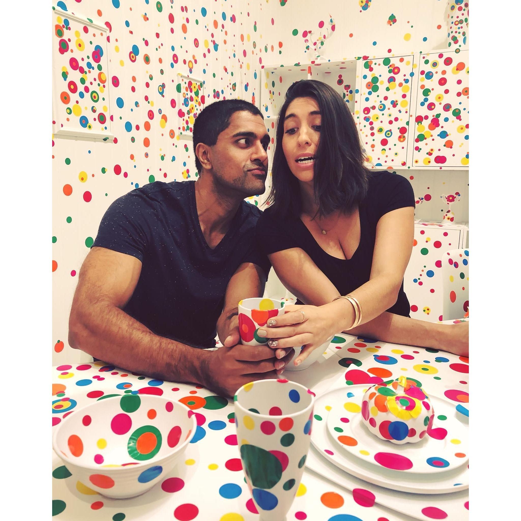 Learning to share @ The Broad's Yayoi Kusama Infinity Mirror Tour