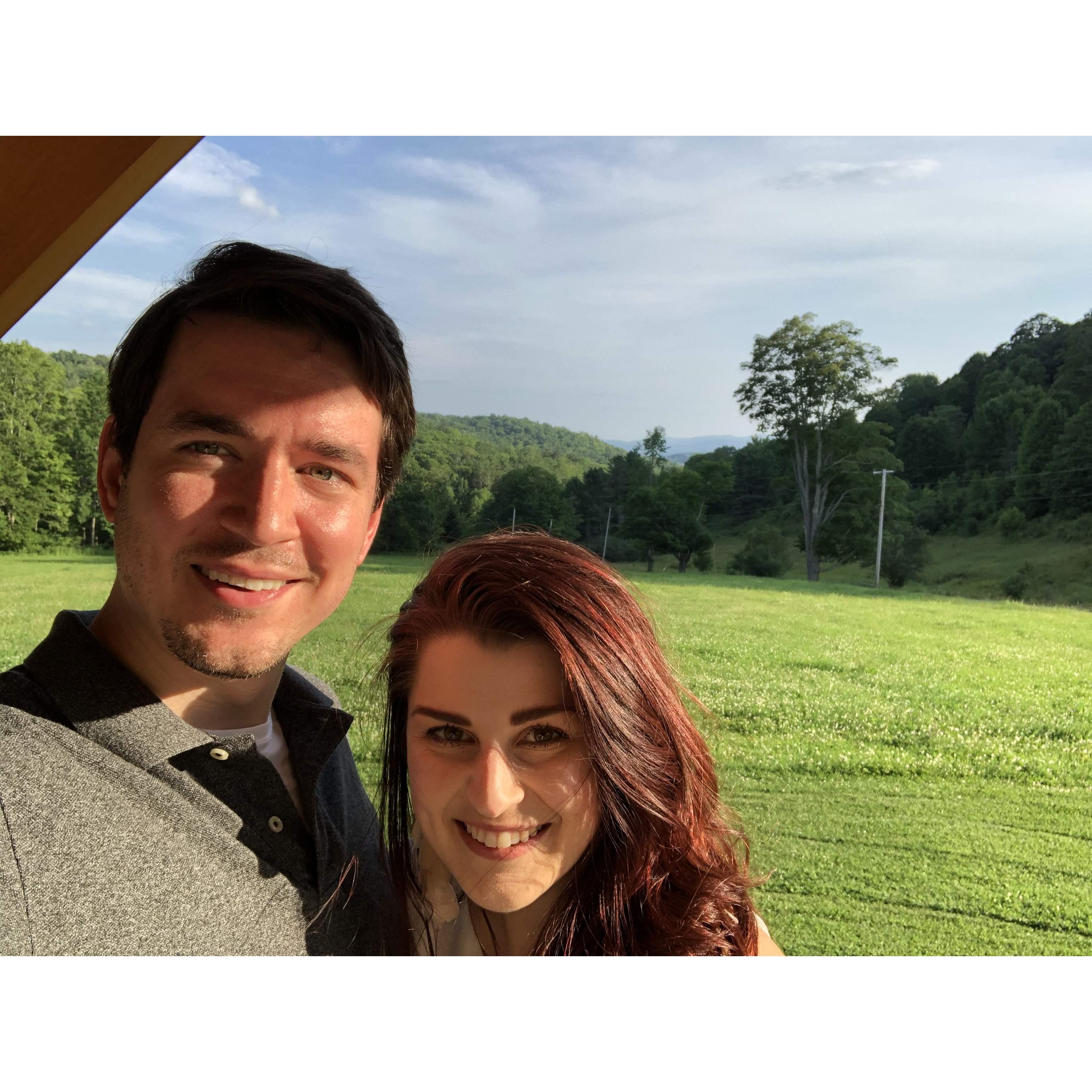 3-year anniversary dinner at Cloudland