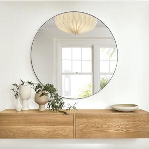 Room & Board Infinity Round Wall Mirror, 46 diam 2d Round Wall Mirror