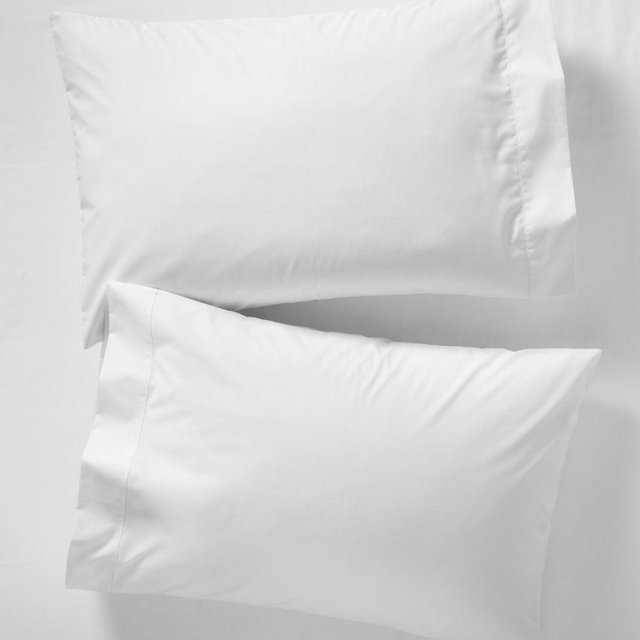 LL Bean 280-Thread-Count Pima Cotton Percale Pillowcases, Set of Two (Standard)