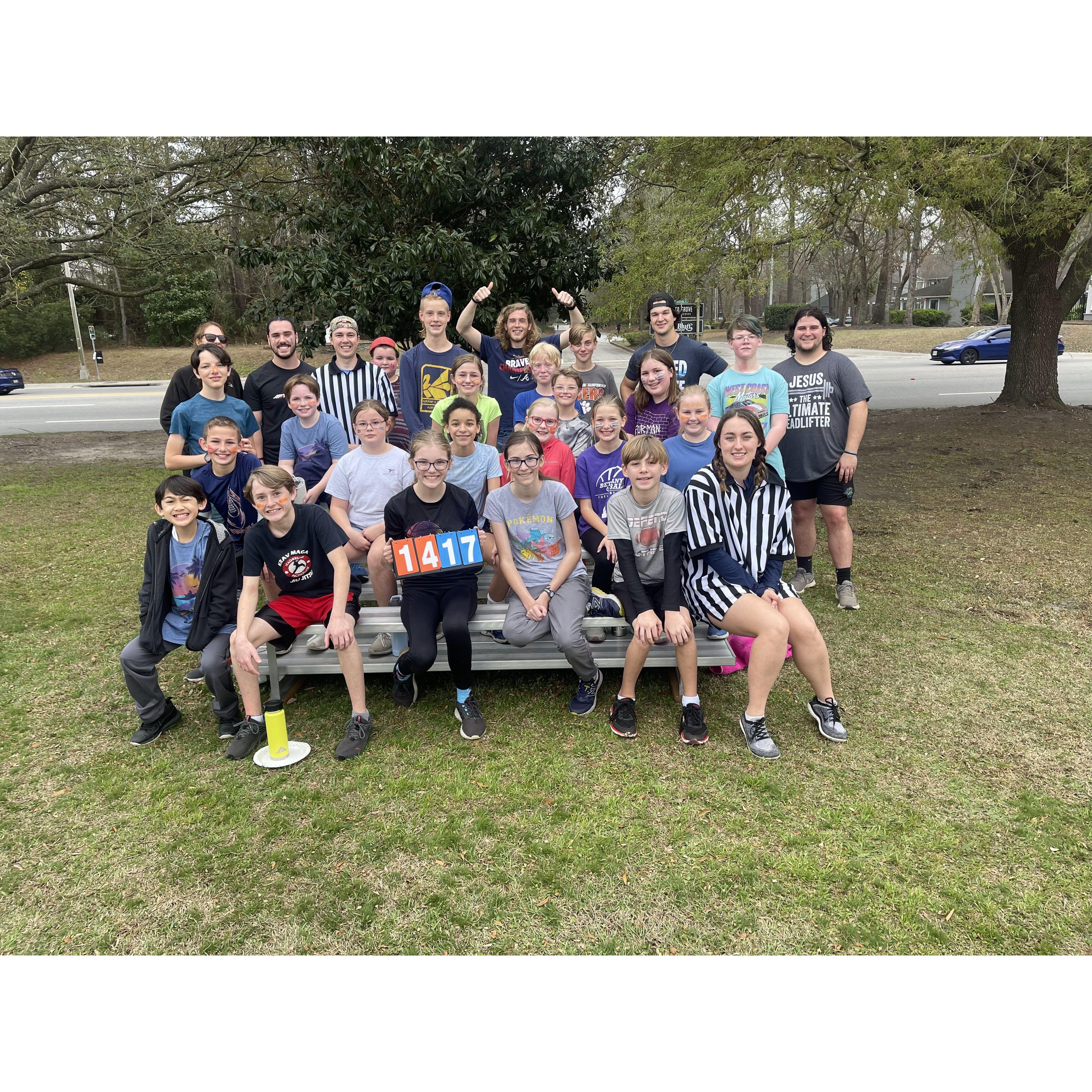 Our Middle School Kickball Event