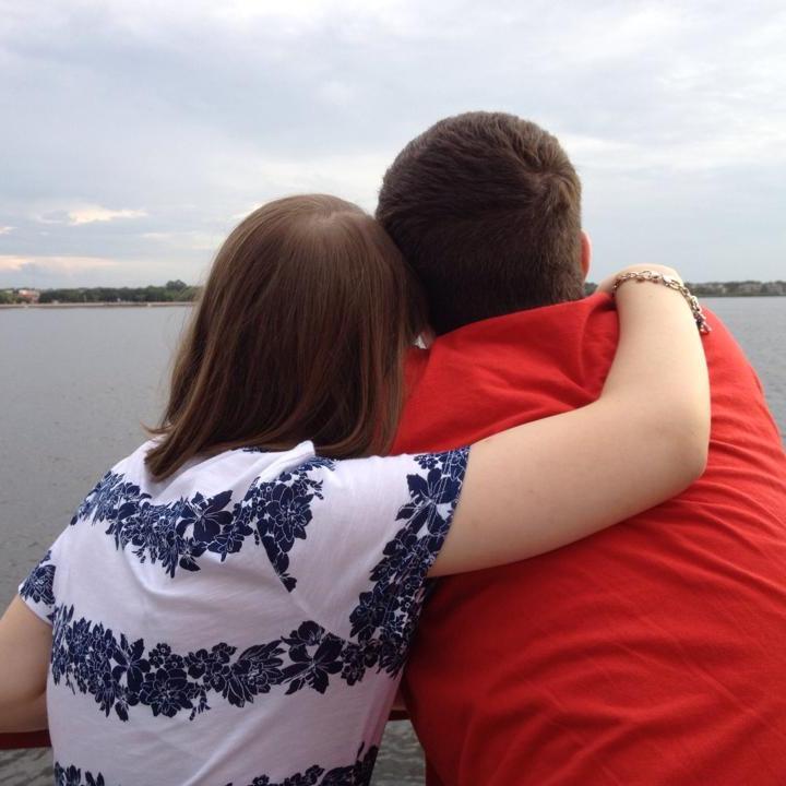 July 4th, 2014: We were on a riverboat cruise with both of our families.