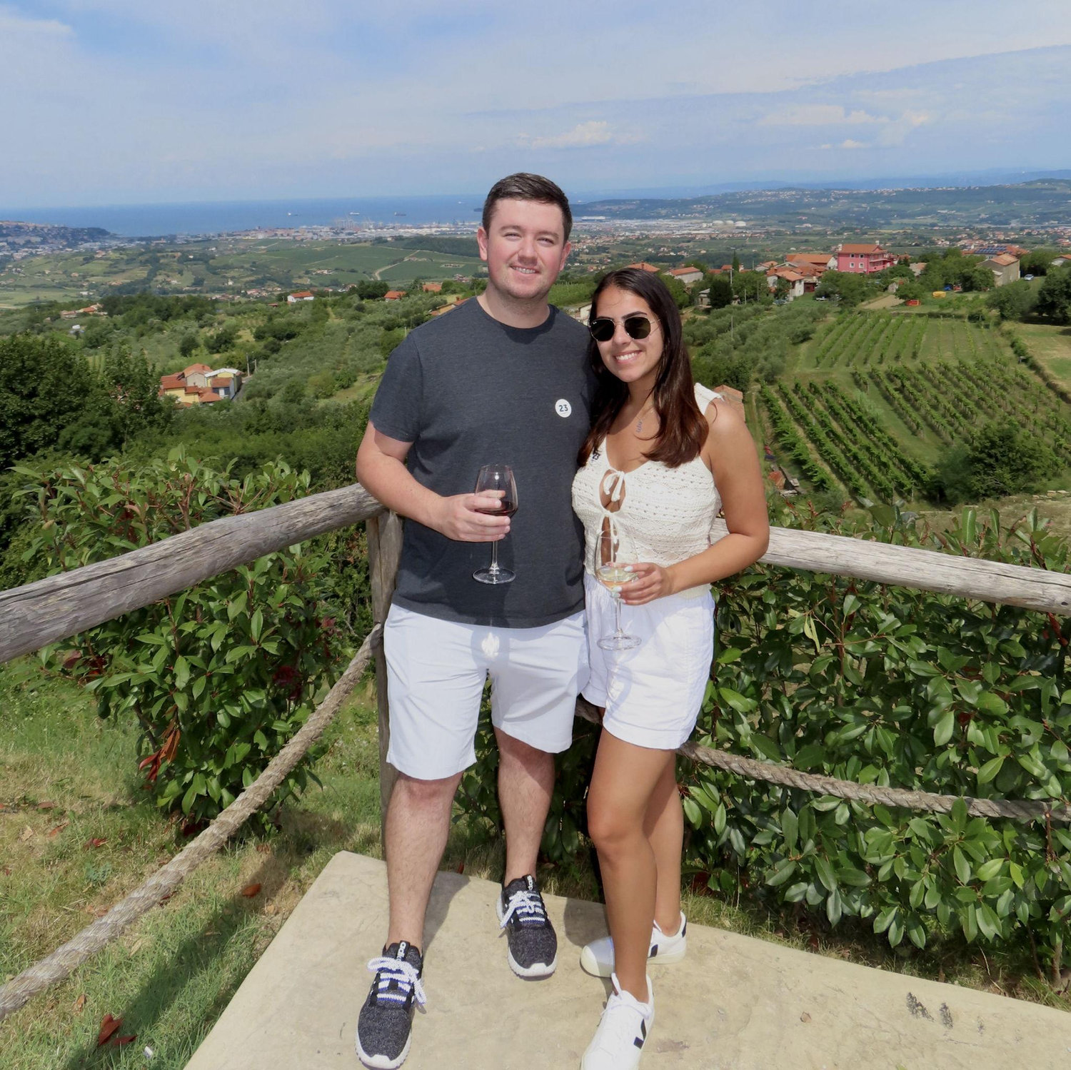 Us in Koper, Slovenia