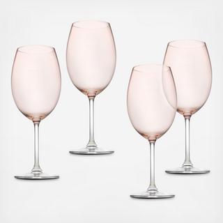 Meridian Blush Wine Glass, Set of 4