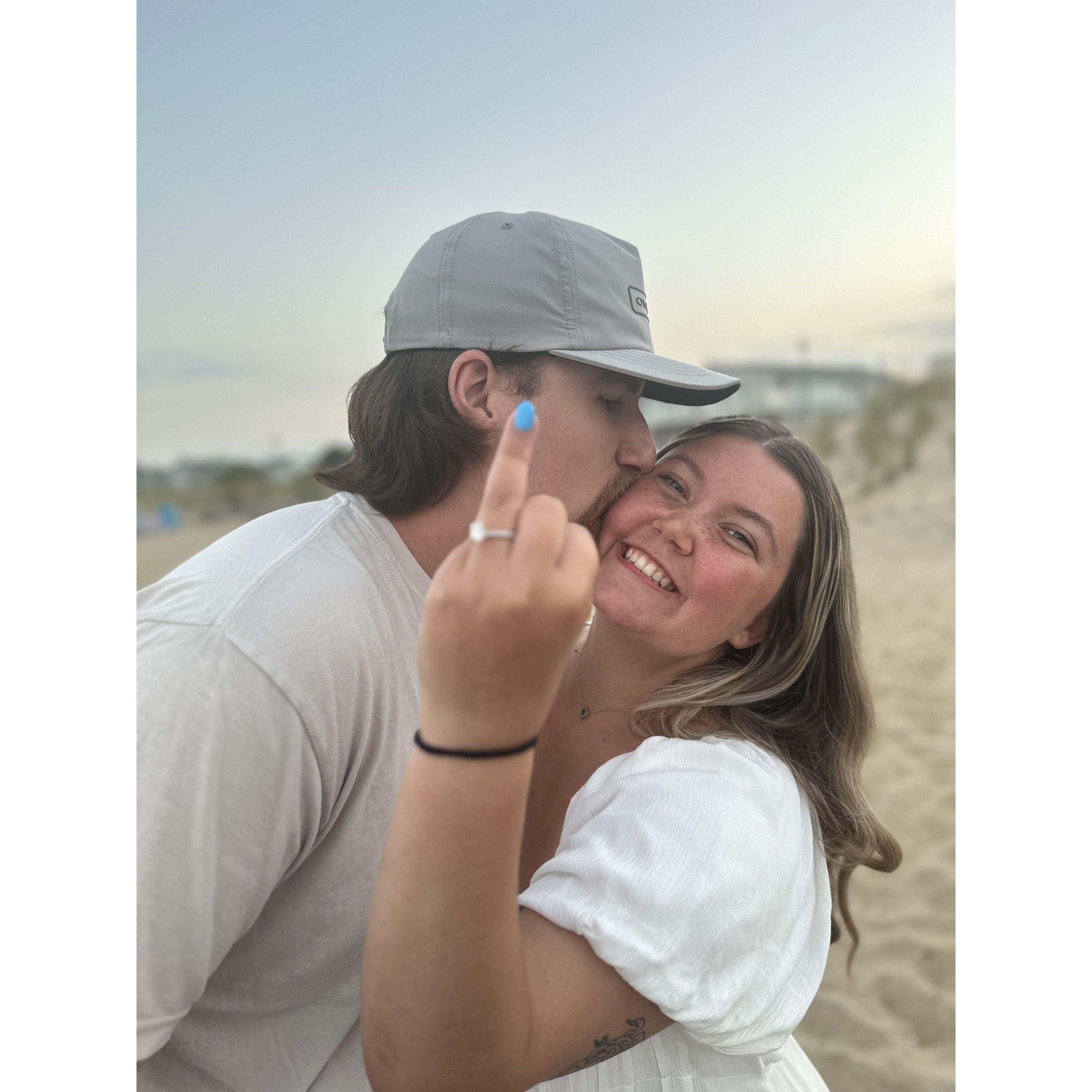 The day we got engaged! Easily the happiest day of our lives. It is so crazy to see how far we've come from that first picture in 2017.