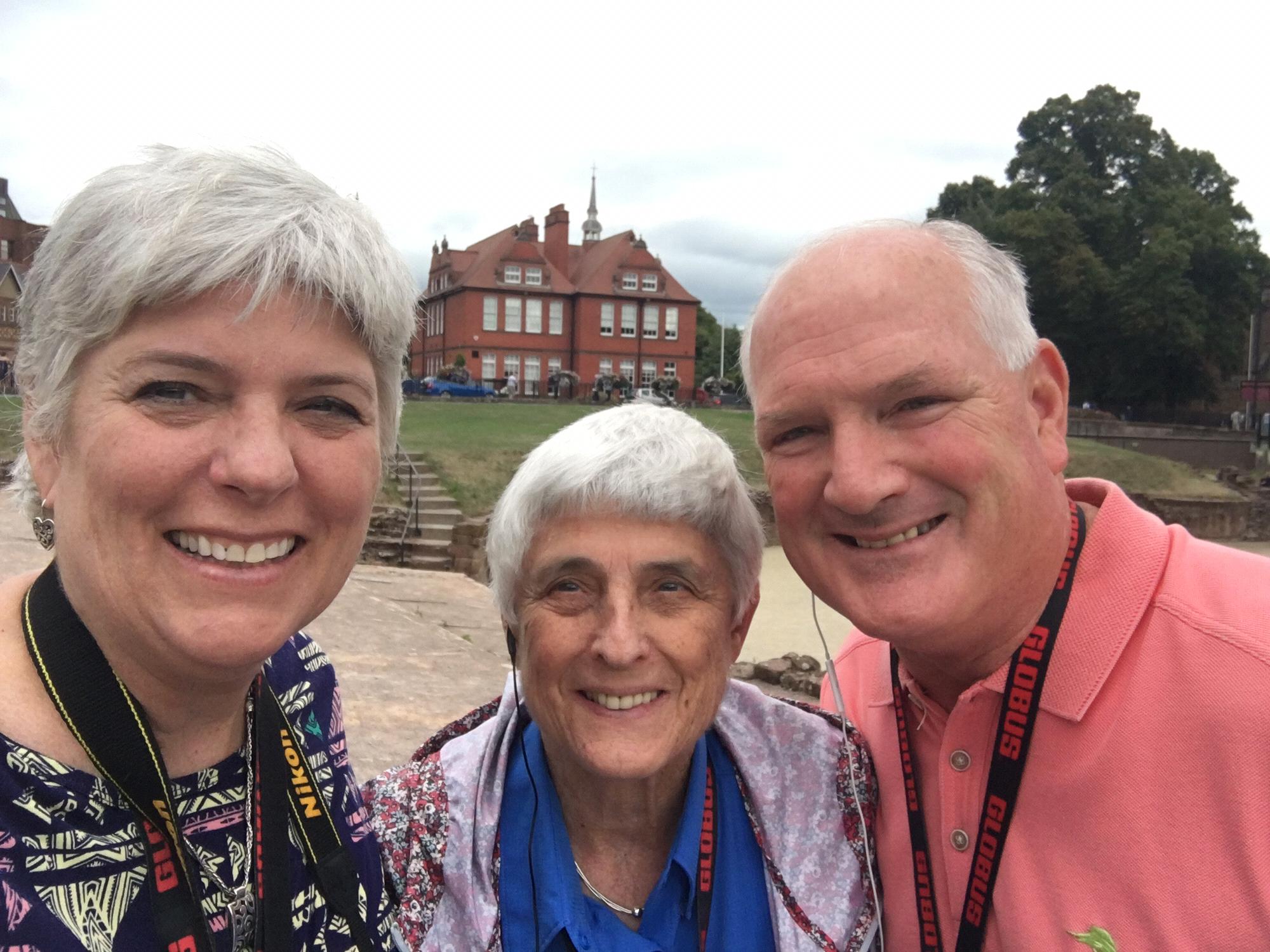 Mom, Keith and Karen on our trip to the UK.