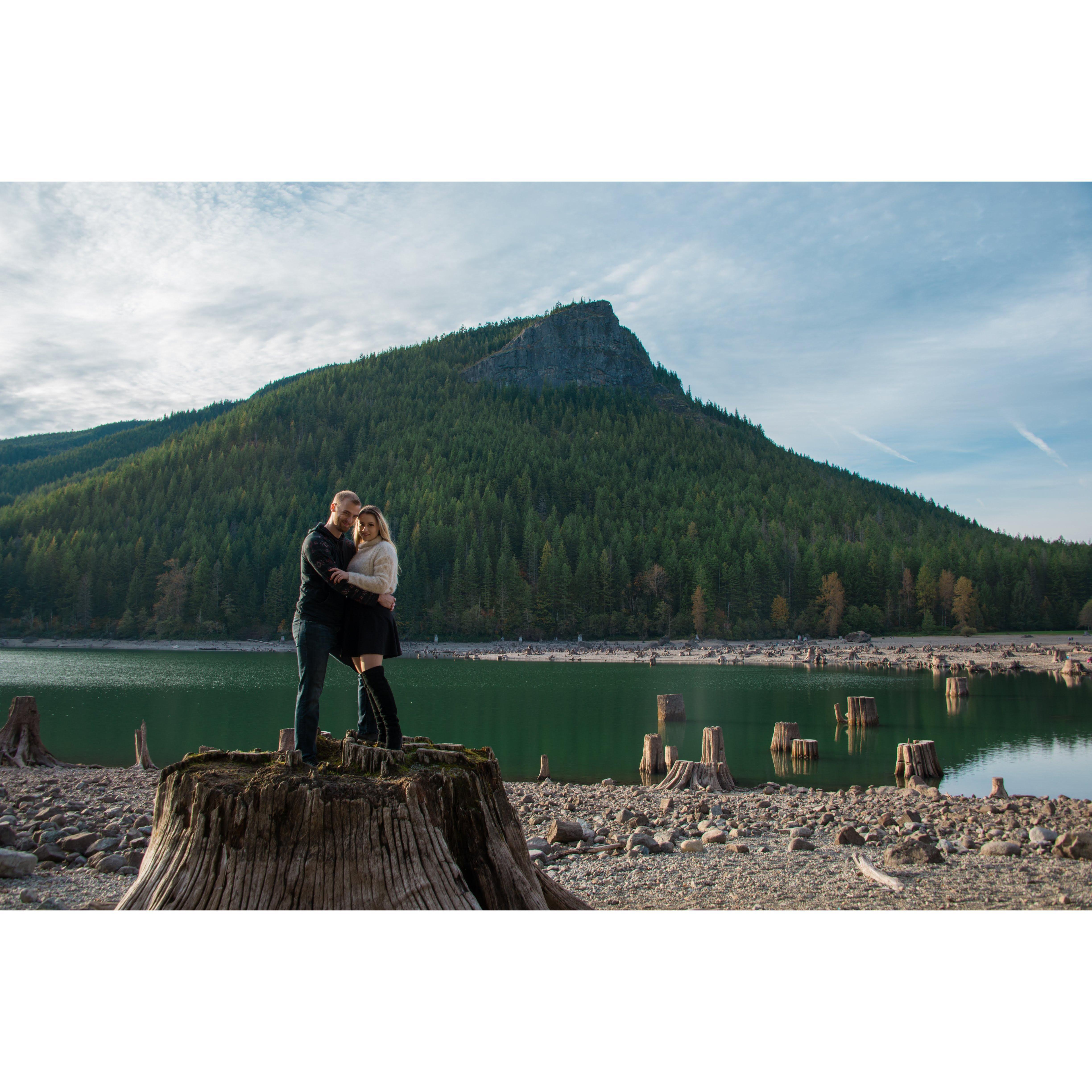 Engagement photo shoot with Cheri Jensen