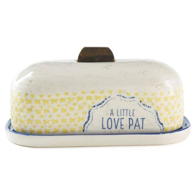 A Little Love Pat Butter Dish