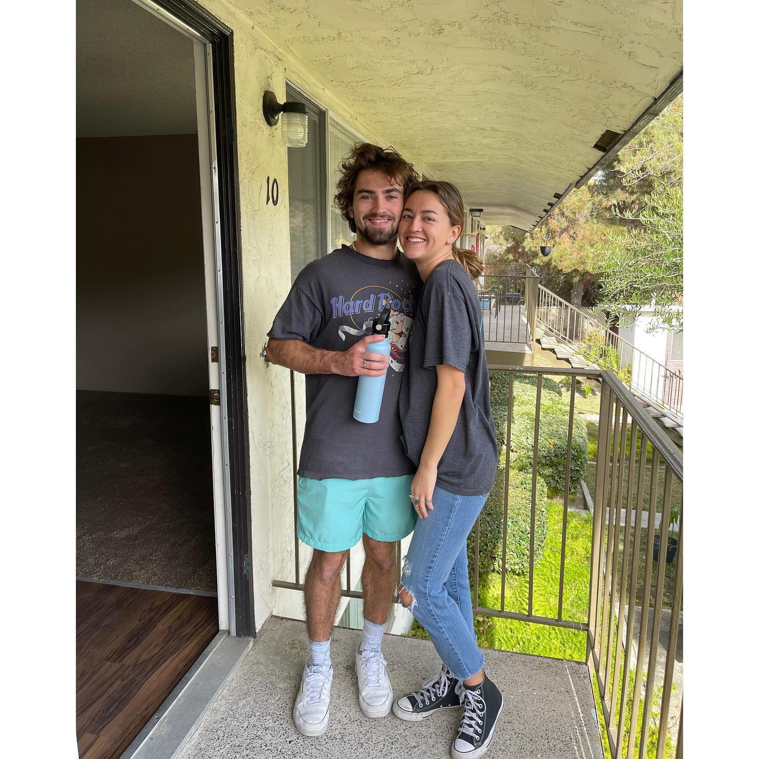 The day we moved in together!
