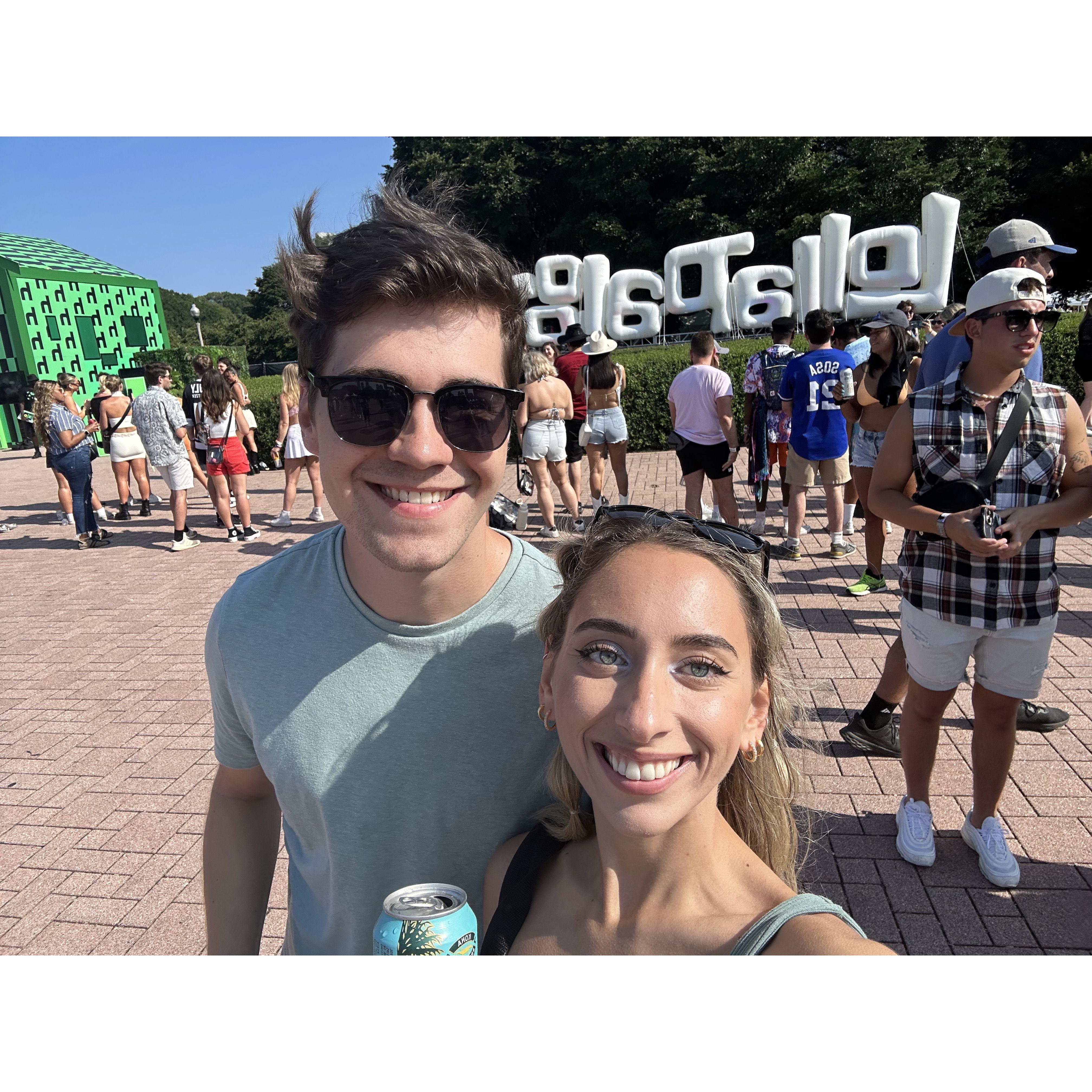 Recently at Lollapalooza!