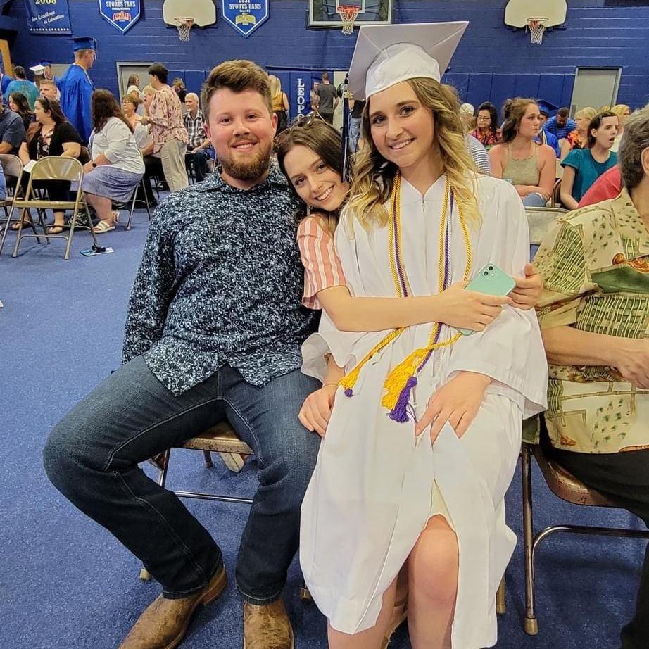 Jessica's sister, Taylor's, high school graduation