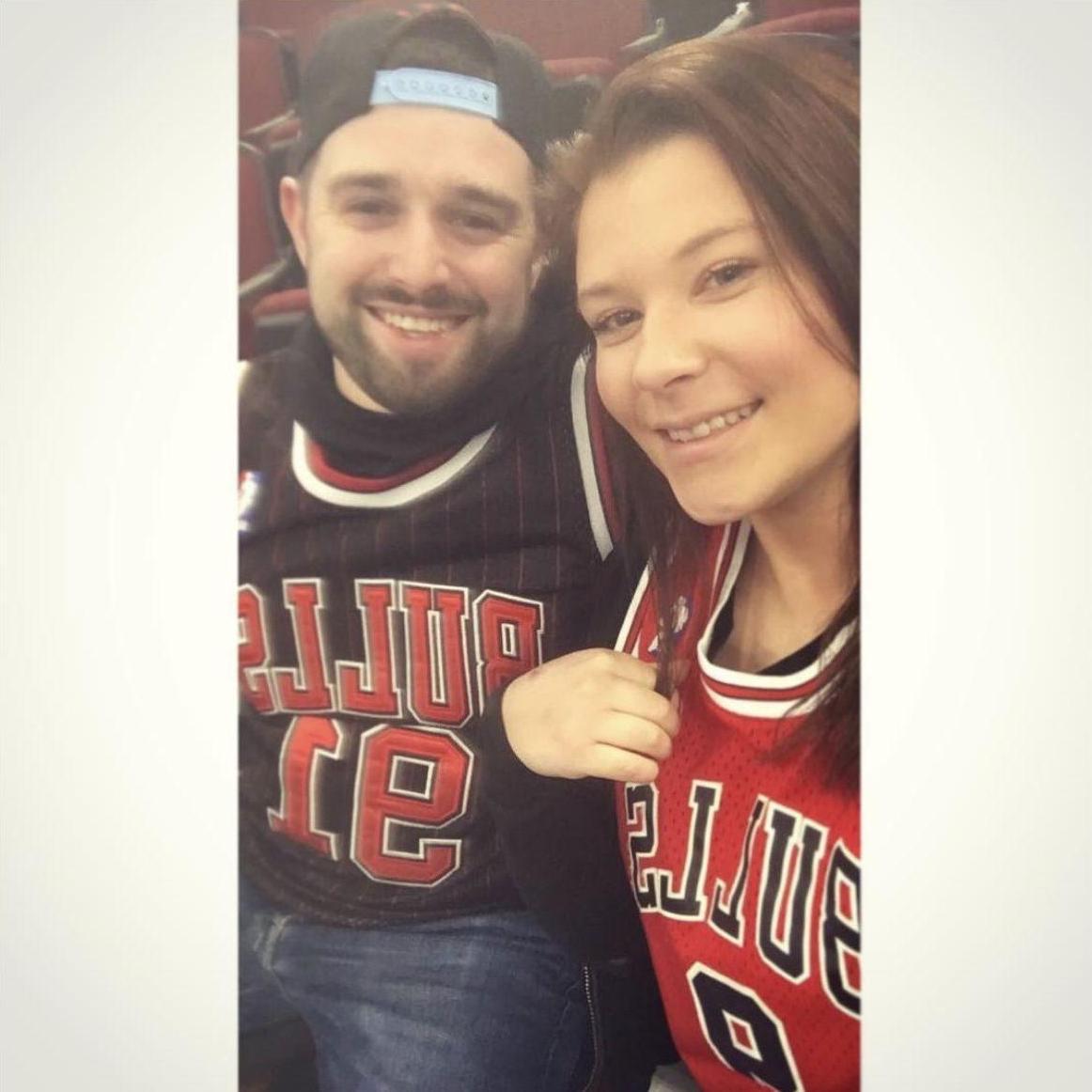 January 25th, 2019: Our first Bulls game together and the first time he told me he loved me! Except, I didn't think I heard him right, asked "what?" & he said "Uh, turn Left" haha