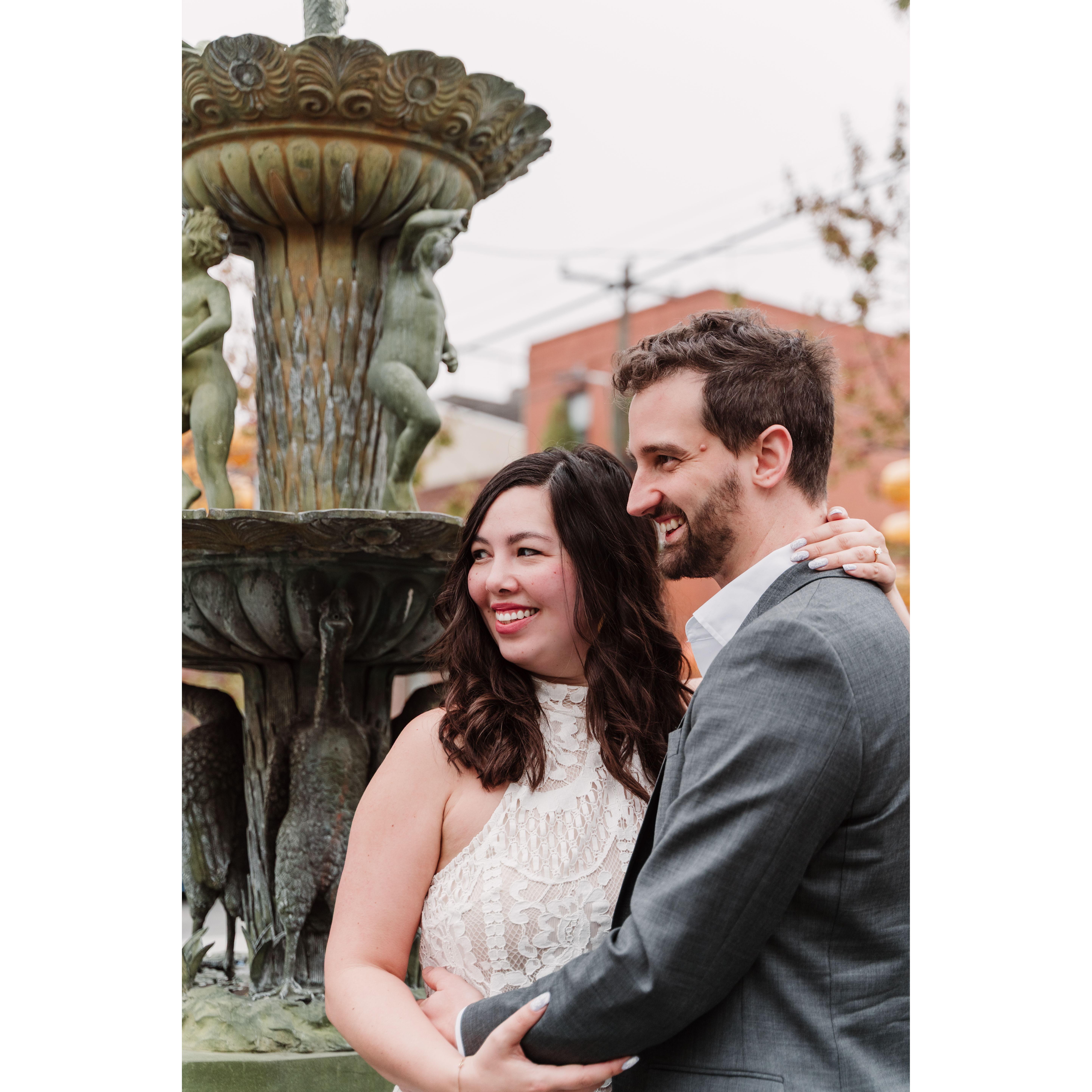 One of our favorite places in our neighborhood, the Singing Fountain