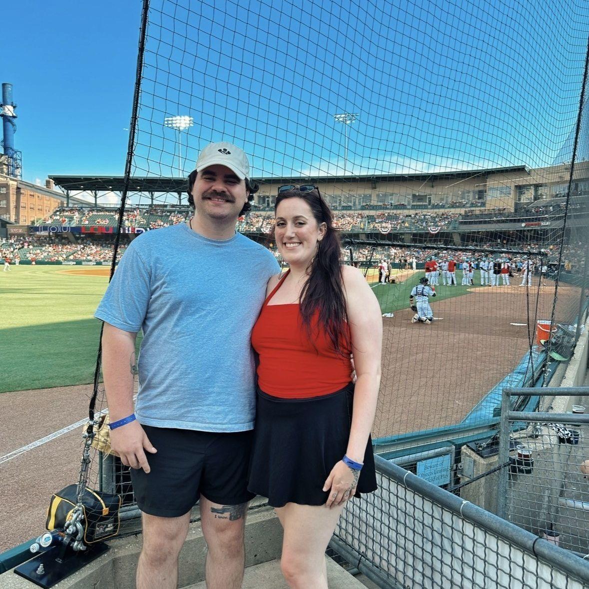 Jack's first Indianapolis Indians baseball game!