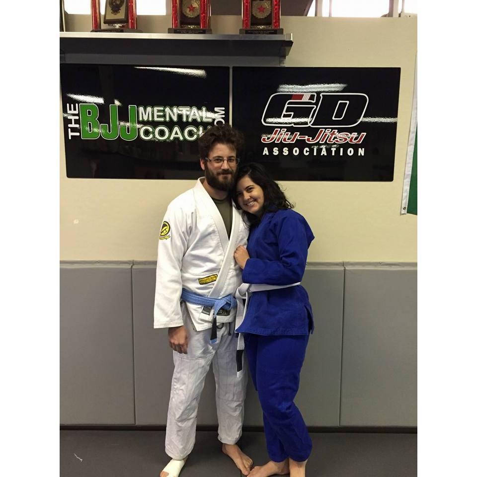 Nanda trying BJJ for the first time