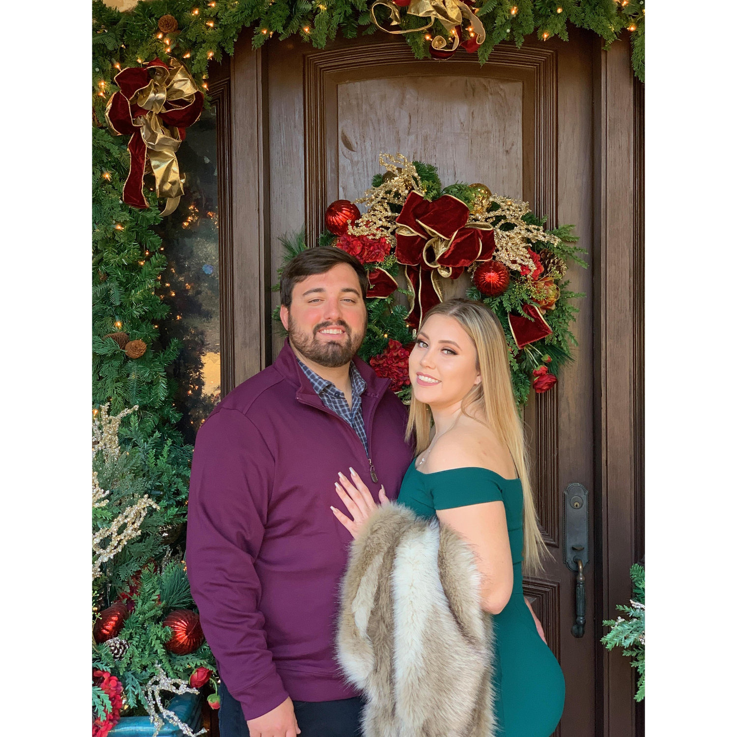 My favorite Christmas with you. -Chey