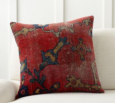 Dara Persian Pillow Cover, 22", Red Multi