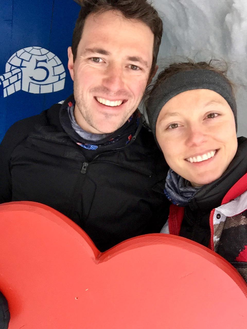 Skiing somewhere