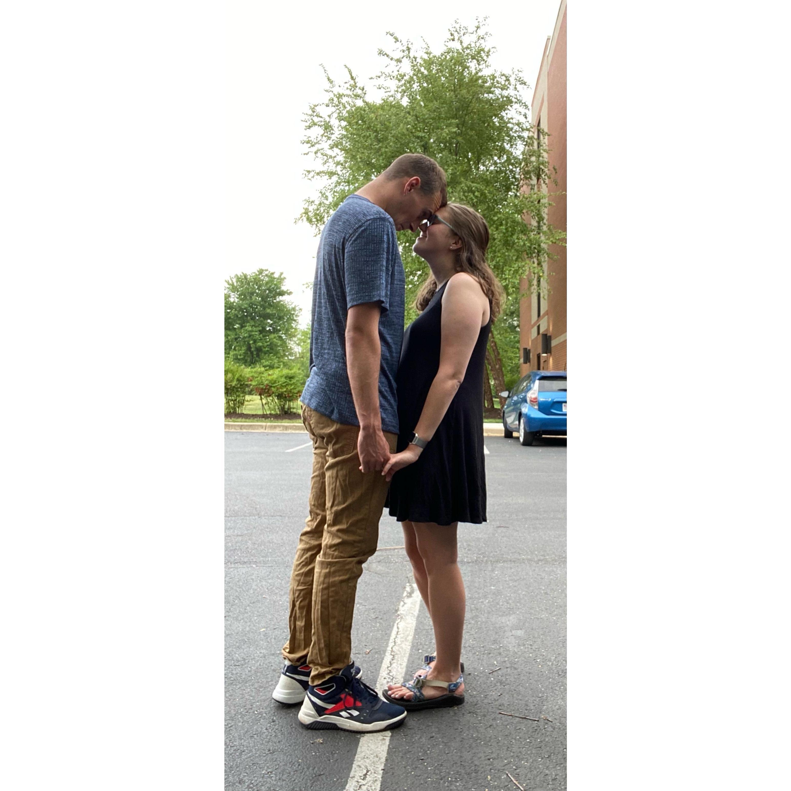 She is almost as tall as me