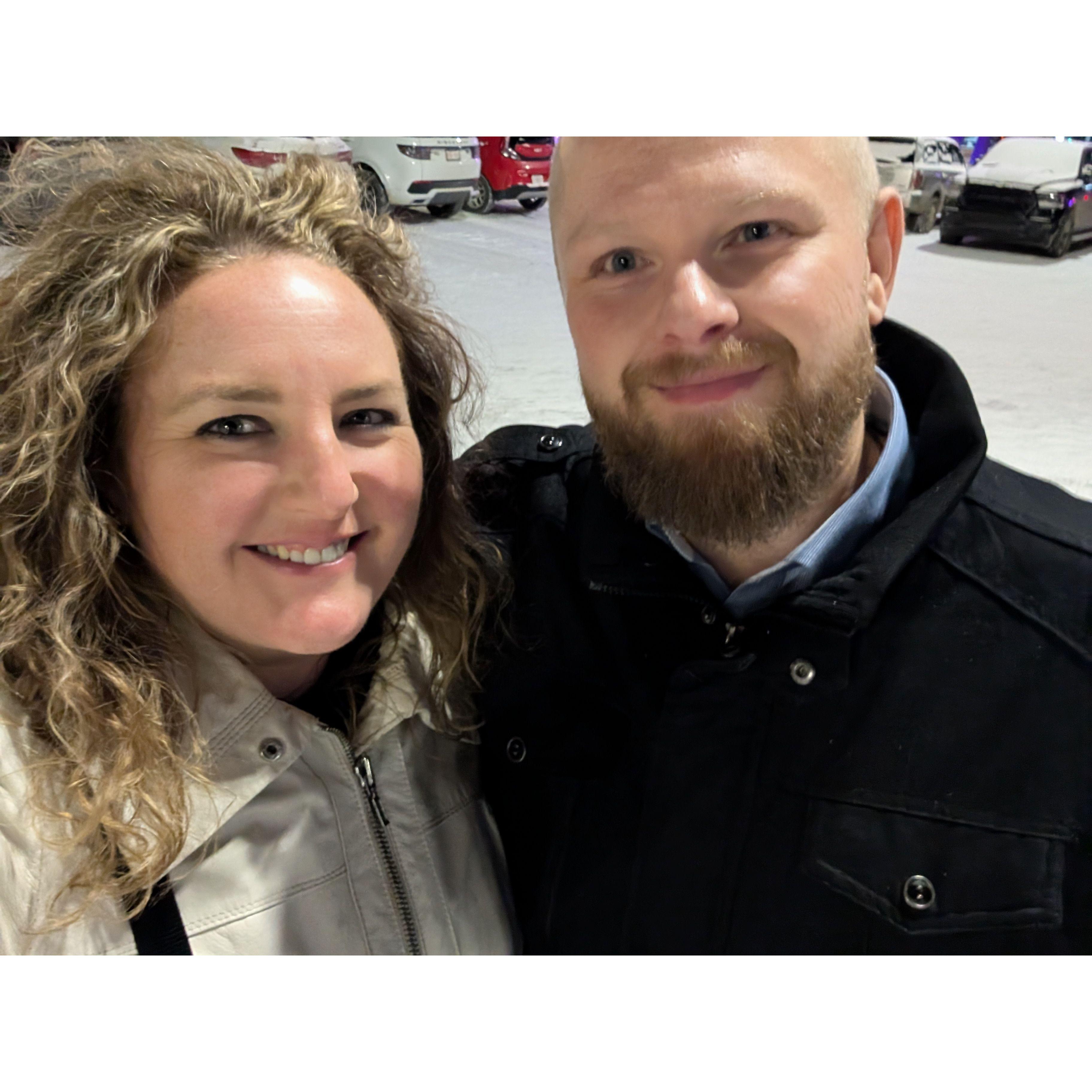 Valentines Day - a day after we first said I Love You