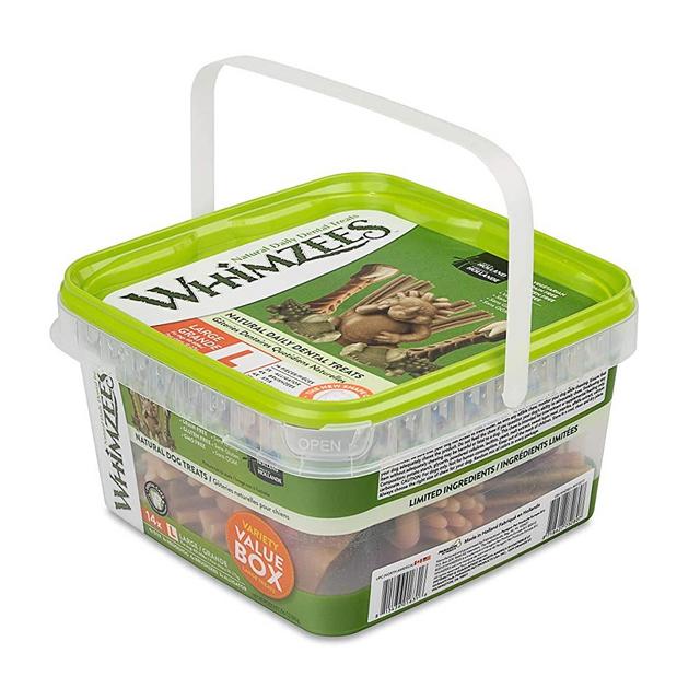Whimzees Natural Grain Free Daily Dental Dog Treats, Variety Box