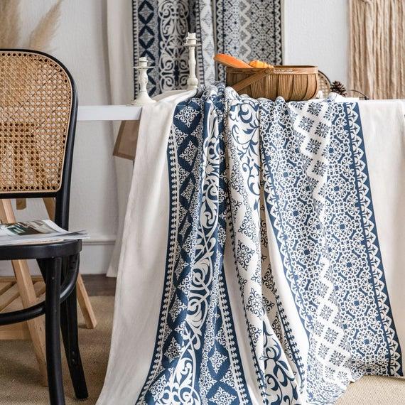 Bohemian Style Rectangle Tablecloth